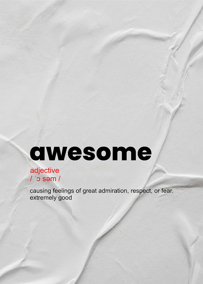 Awesome Definition Poster