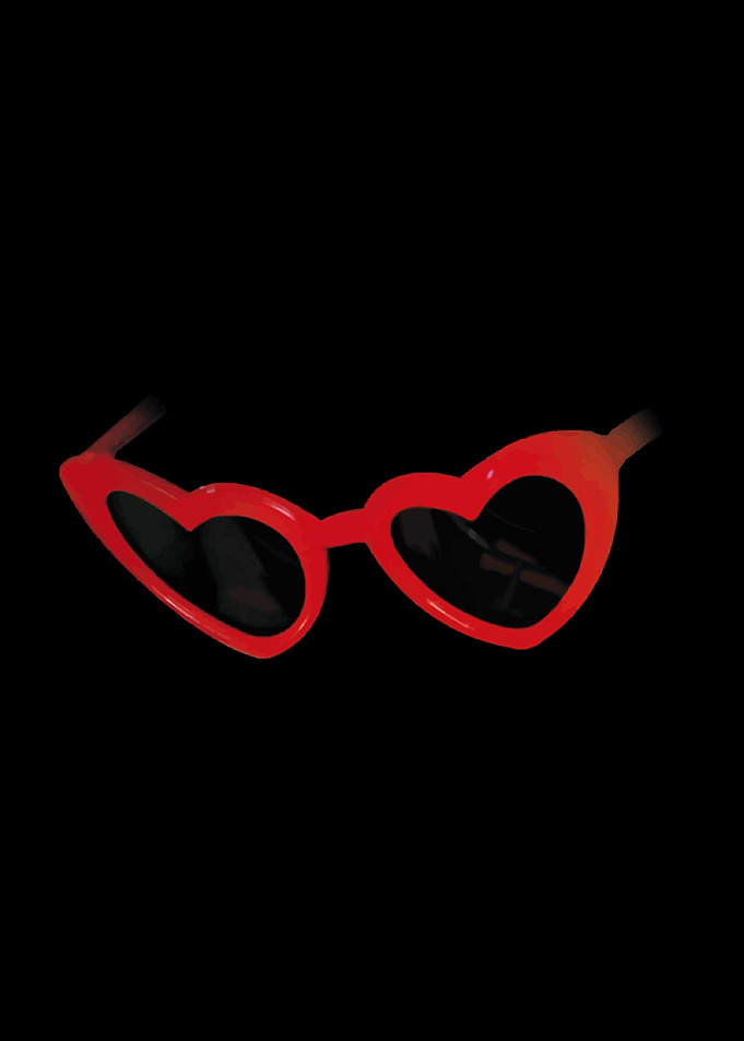 Red Heart Sunglasses