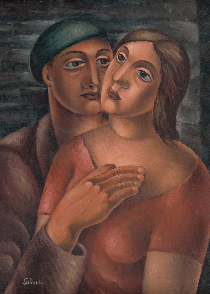 Couple Portrait Painting