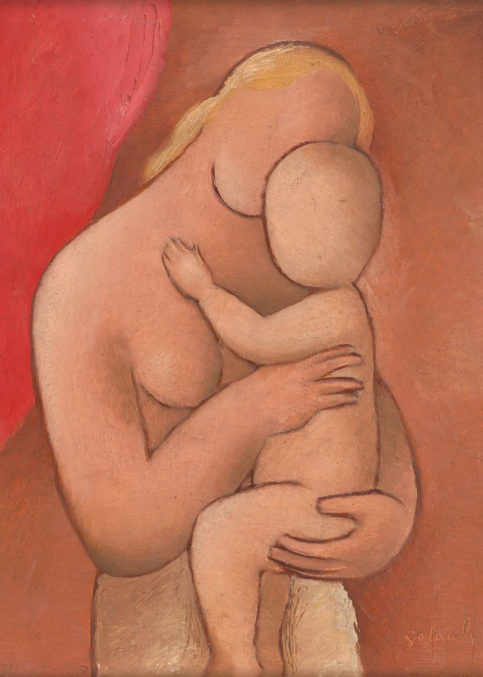 Mother and Child Painting