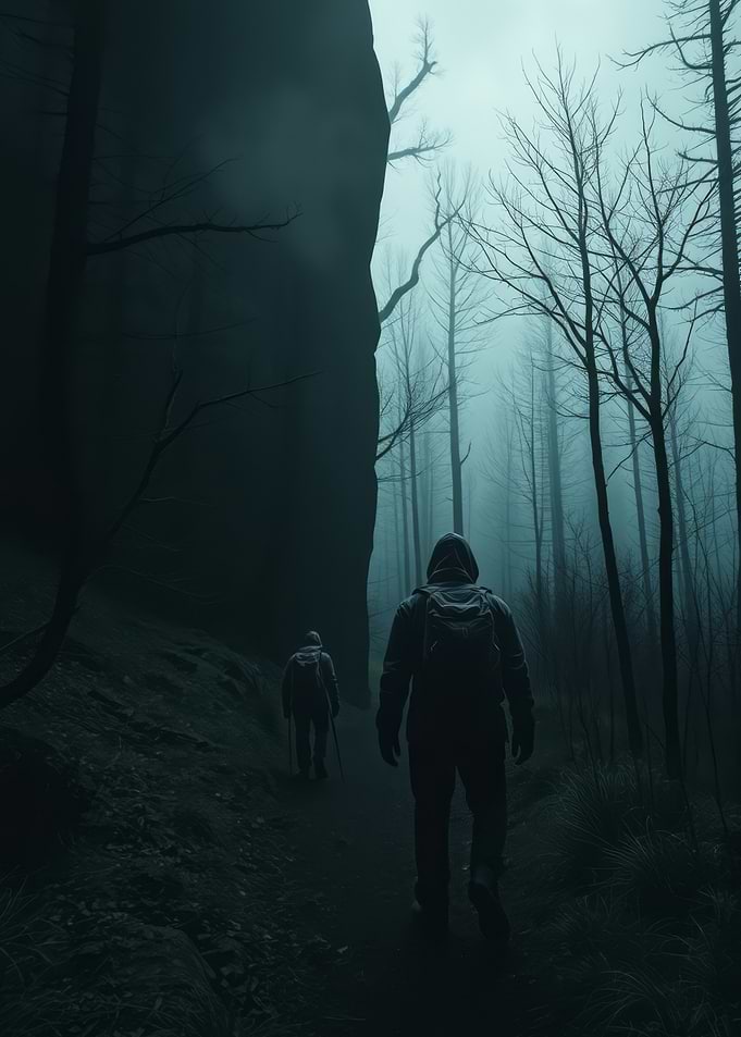 Foggy Forest Path