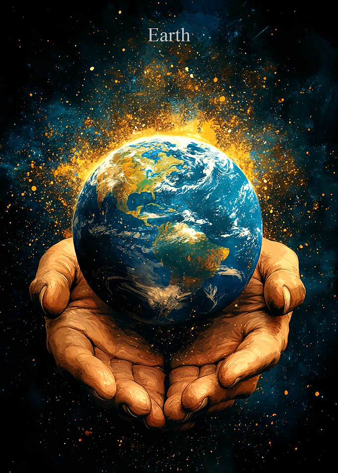 Earth in Hands