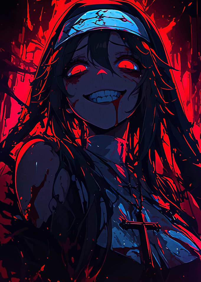 Dark Anime Nun