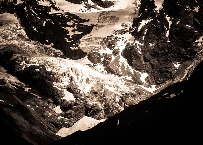 Glacier Mountain Landscape