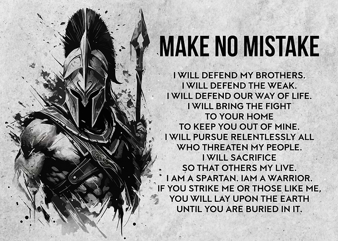 Spartan Warrior Quote