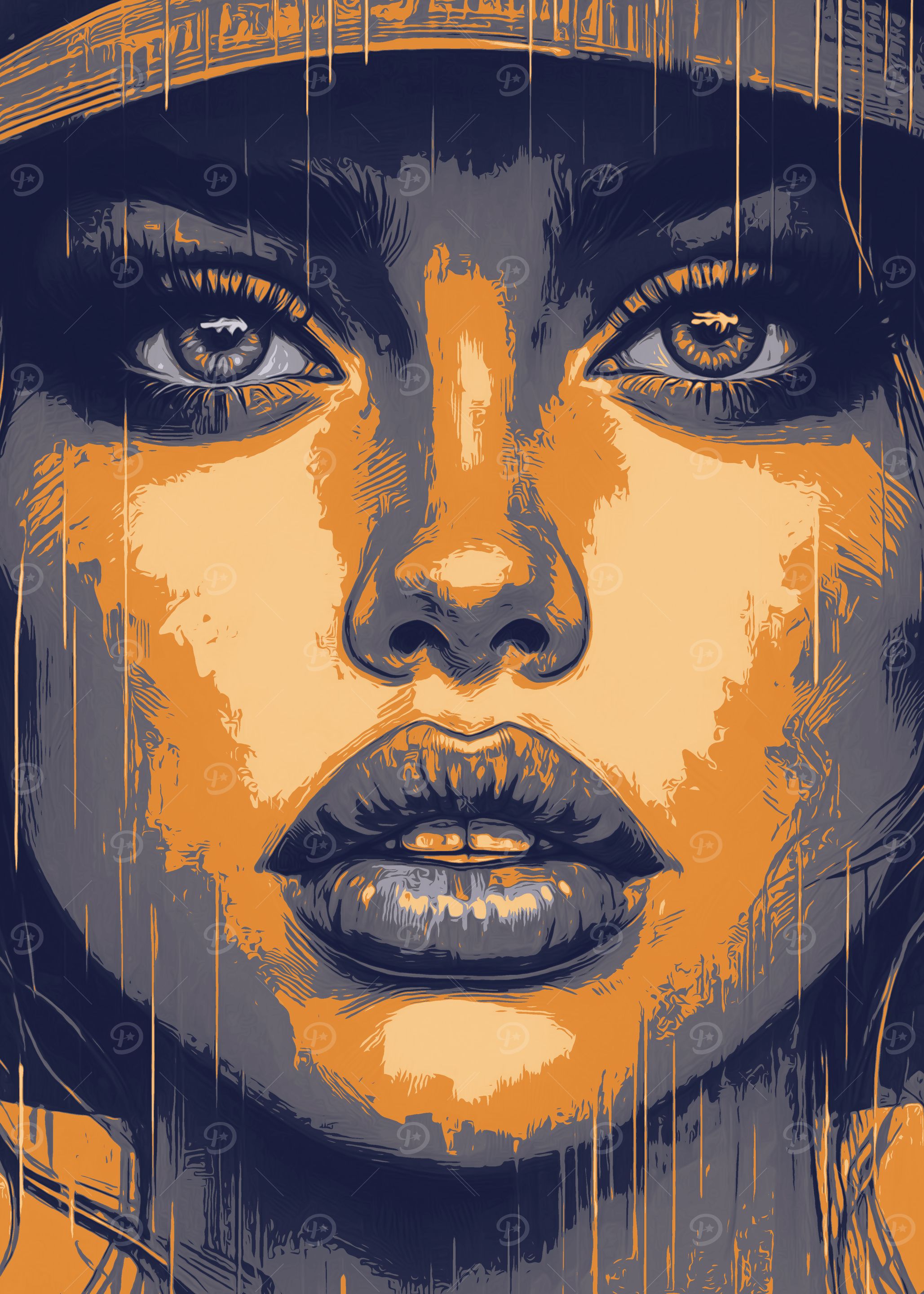 Woman in Rain