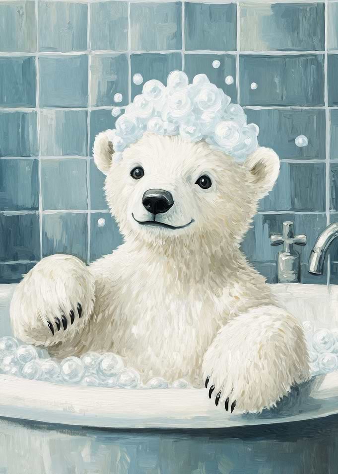 Polar Bear Bath Time