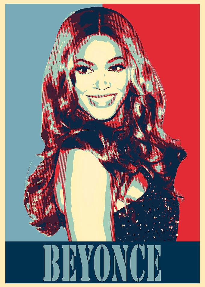 Beyonce Pop Art Poster
