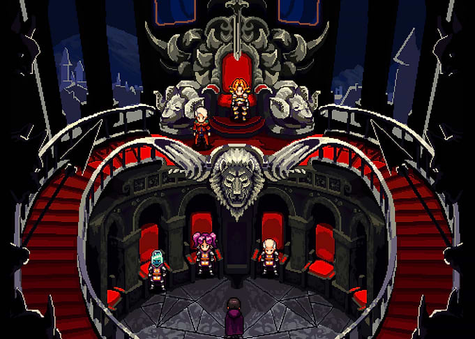 Pixel Art Throne Room