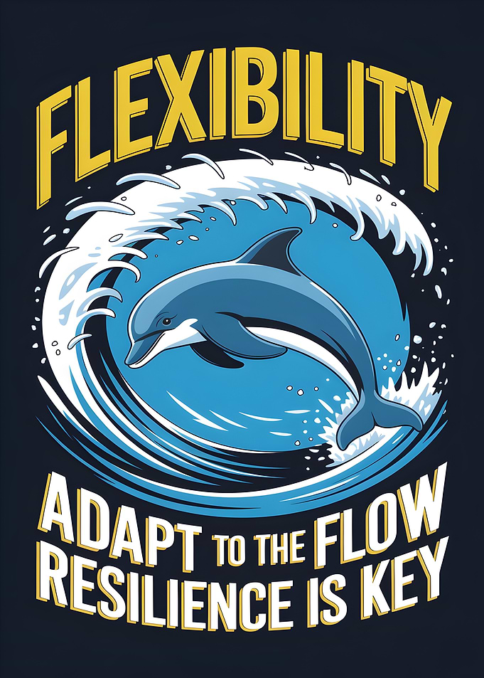 Dolphin Flexibility Poster