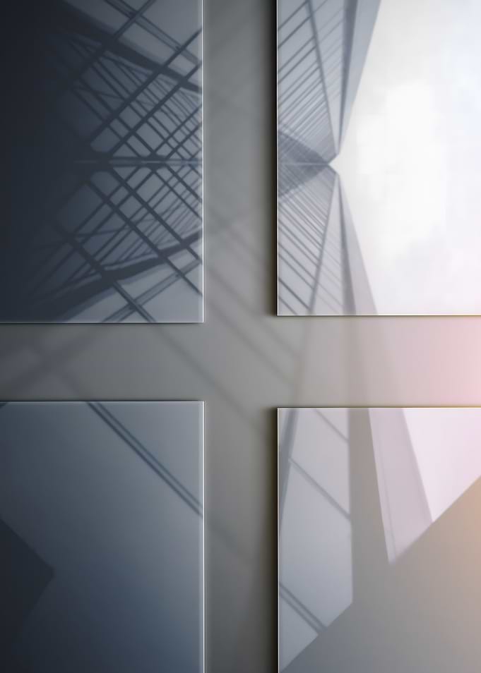 Abstract Cityscape Wall Art