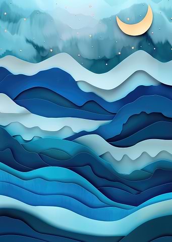 Papercut Night Sky