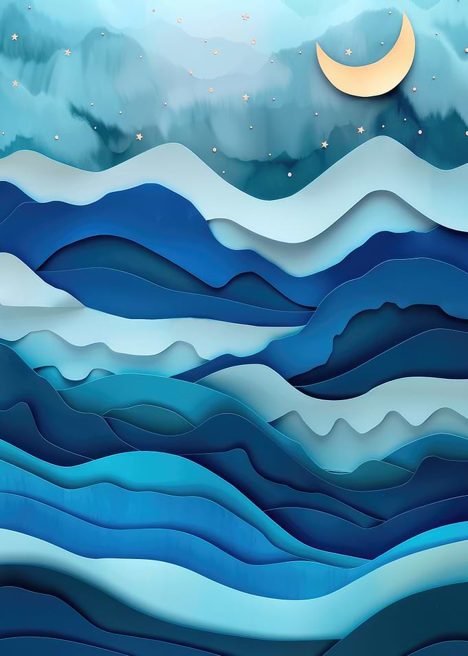 Papercut Night Sky