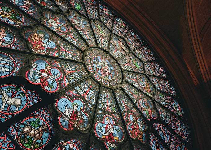 Grand rose of Notre-Dame of Paris