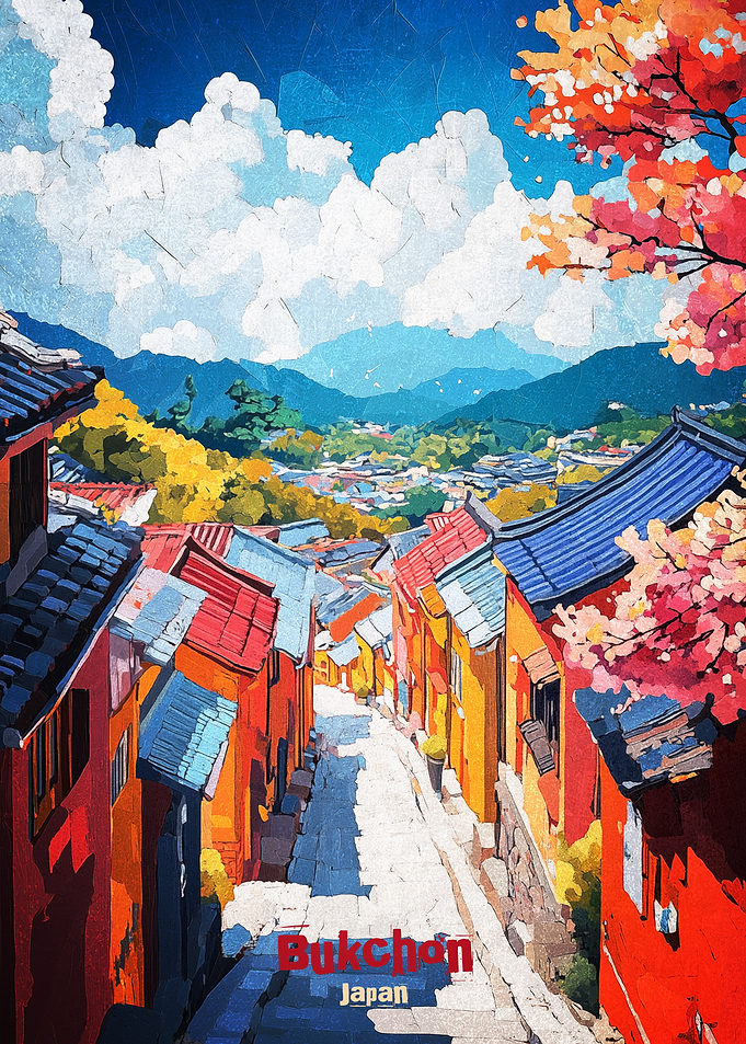 Bukchon Art Poster