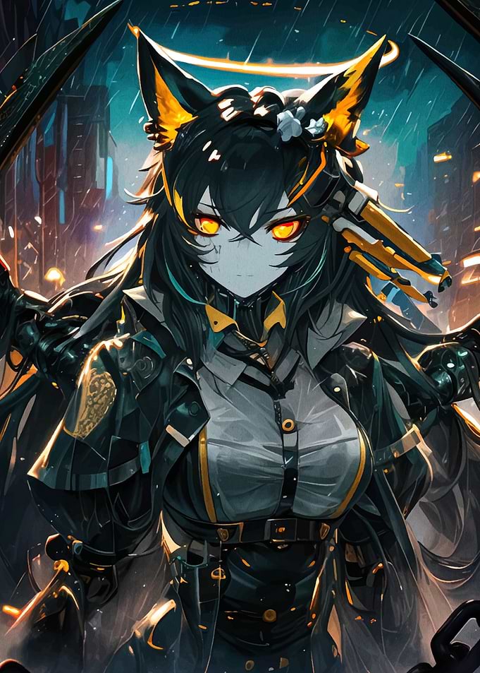 Cyberpunk Anime Girl