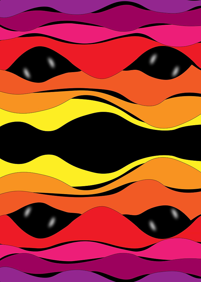 Abstract Wavy Pattern