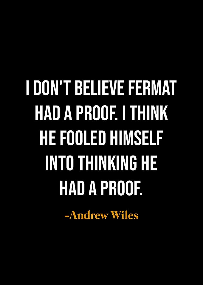 Andrew Wiles Quotes