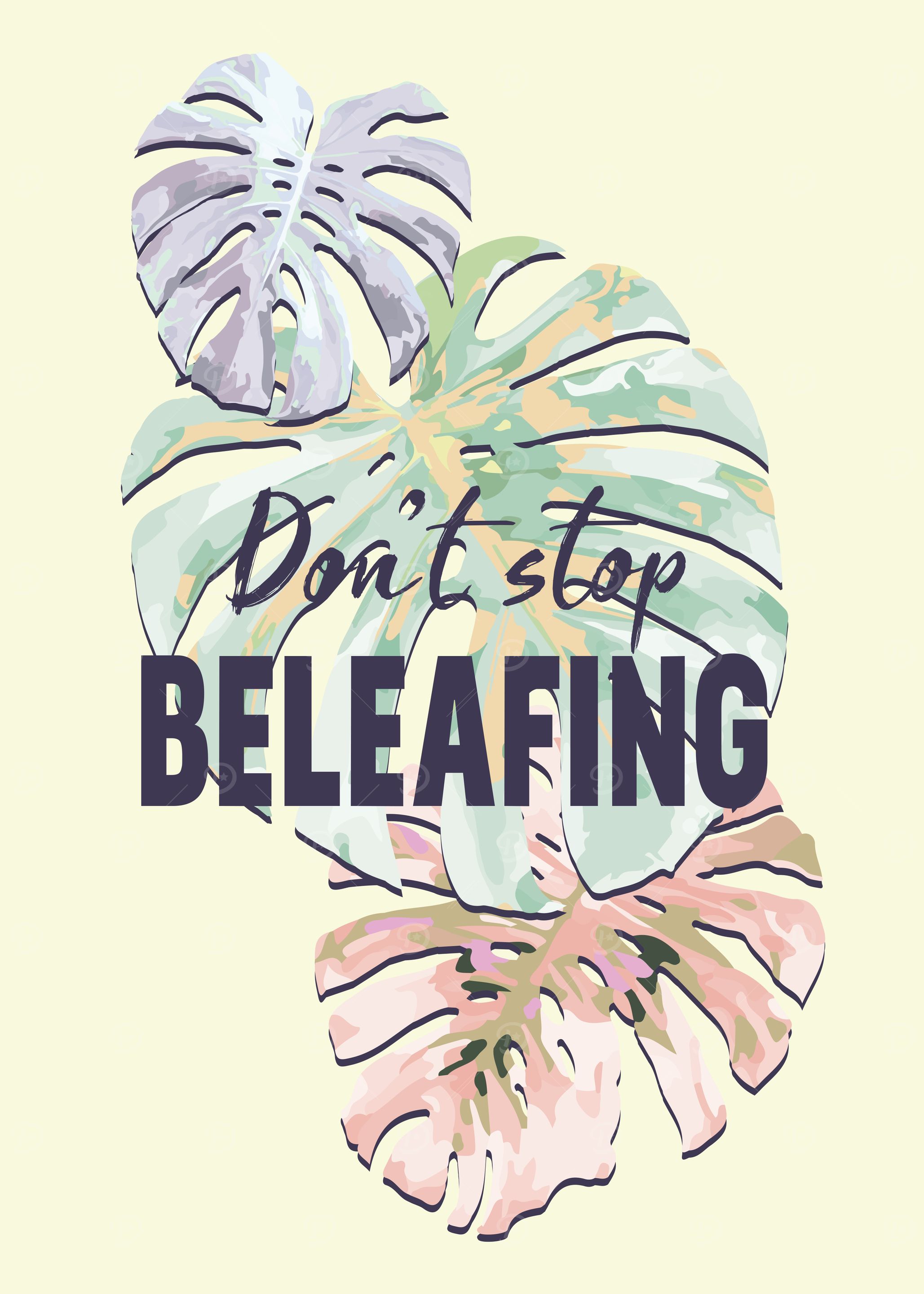 Retro styled motivational illustration.