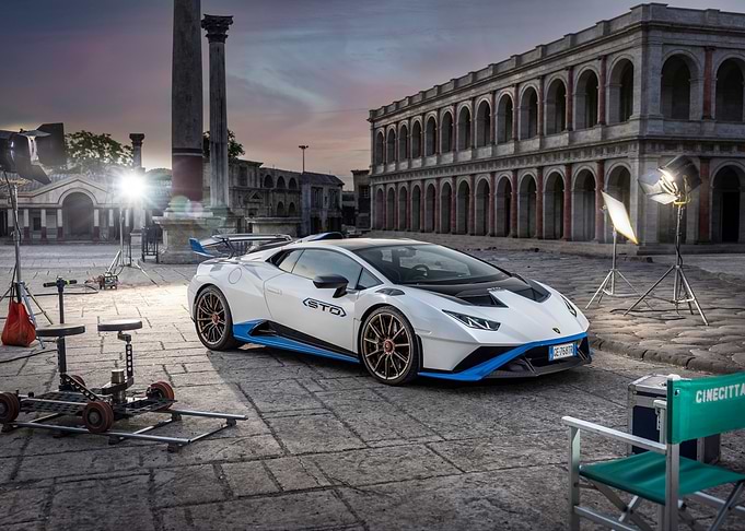 Lamborghini STO in Film Set