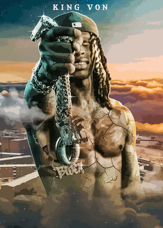 King Von Portrait