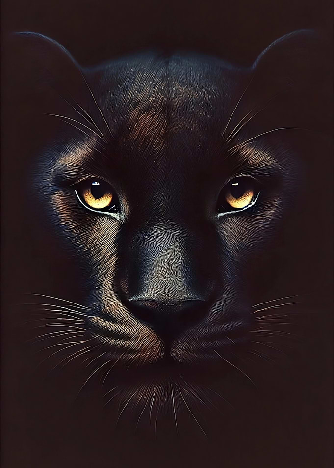 Black Panther Close-Up
