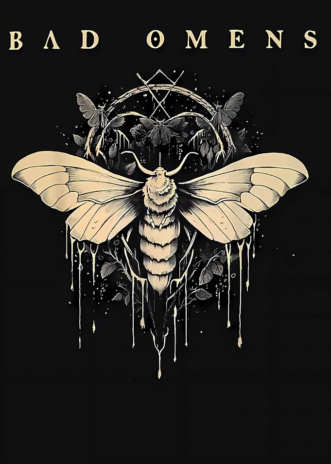 Bad Omens Moth Design