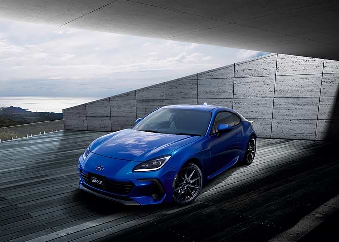 Blue Subaru BRZ Coupe