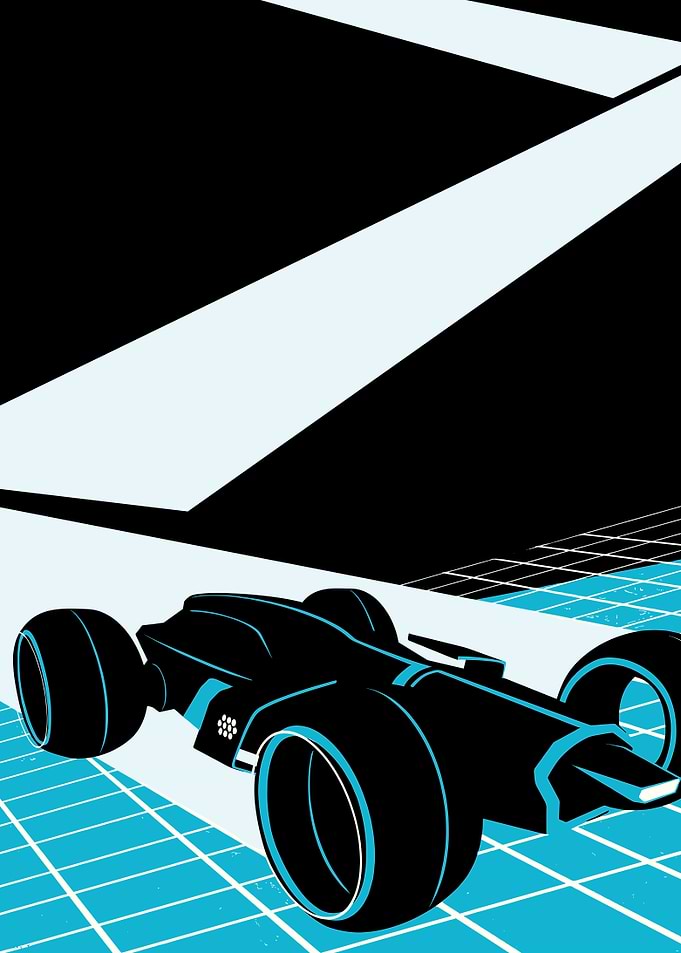 Futuristic Race Car