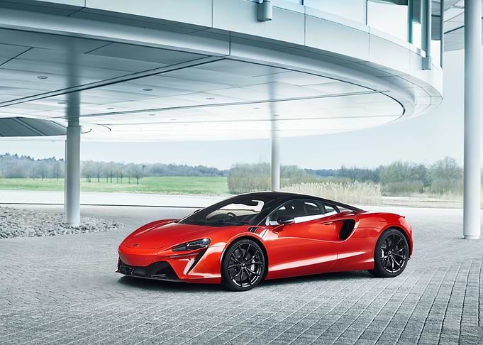 Red McLaren Sports Car