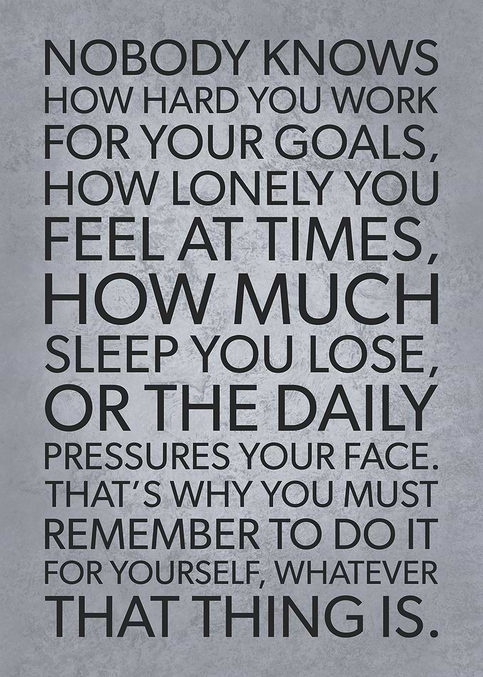 Do It For Yourself - Success Motivation