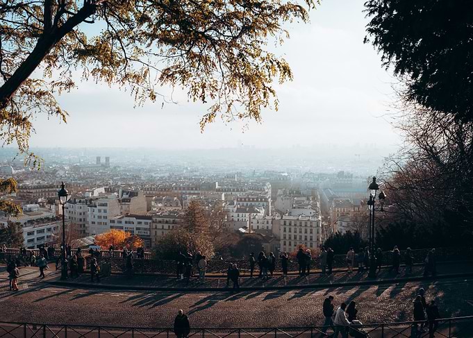 Paris Cityscape from Above