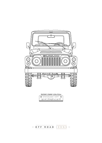 Jimny LJ80/SJ20 clean blueprint