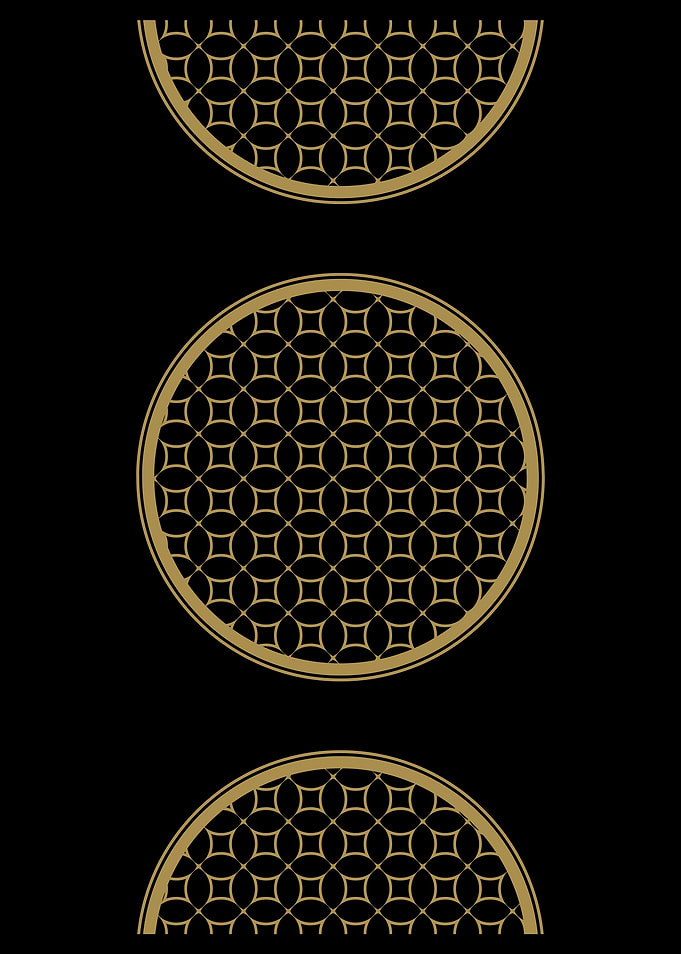 Gold Geometric Pattern