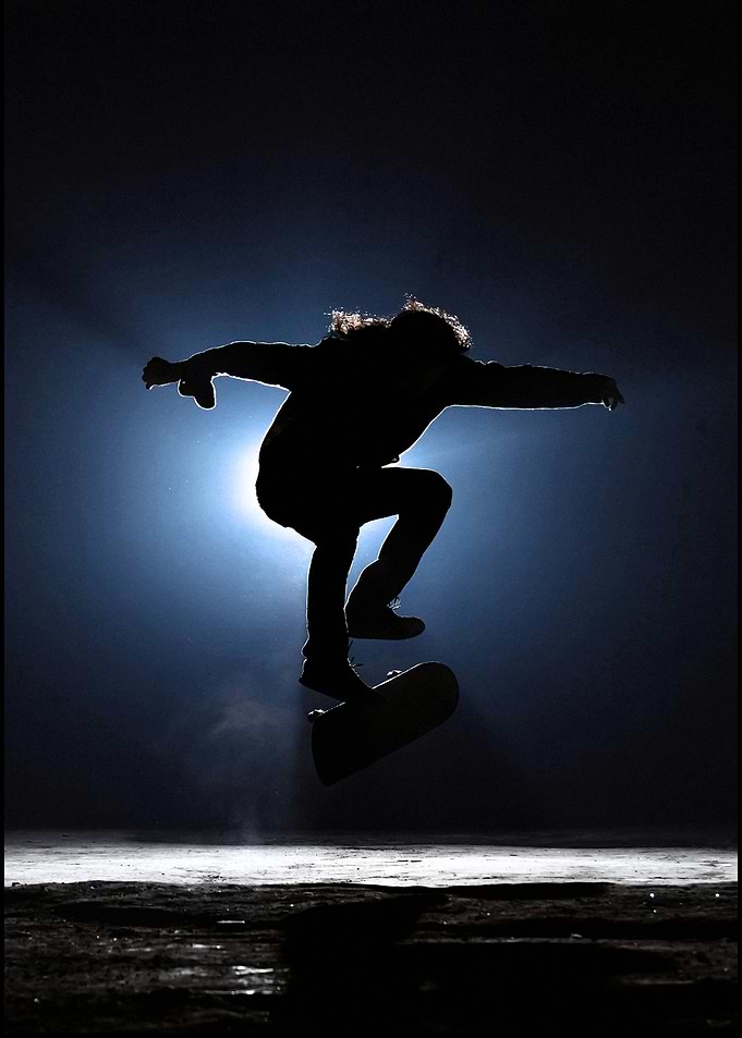 Skateboarder Silhouette
