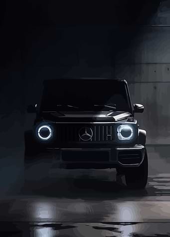 Black Mercedes G-Wagon