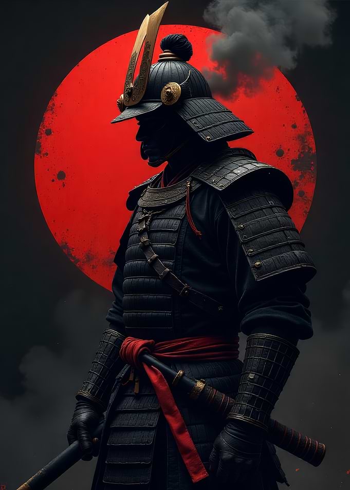 Samurai Warrior Silhouette