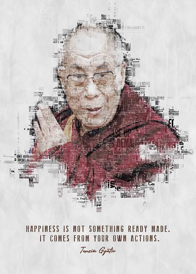 Dalai Lama Quote Art
