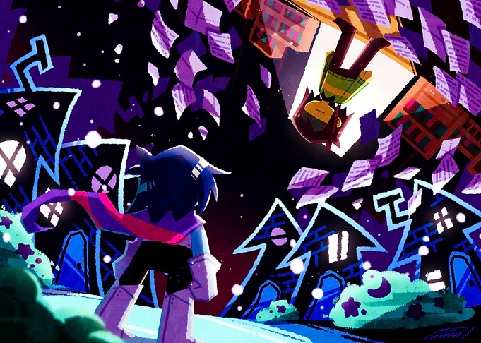 Deltarune: Kris and Susie