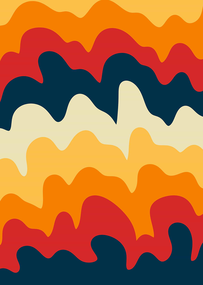 Abstract Dripping Pattern