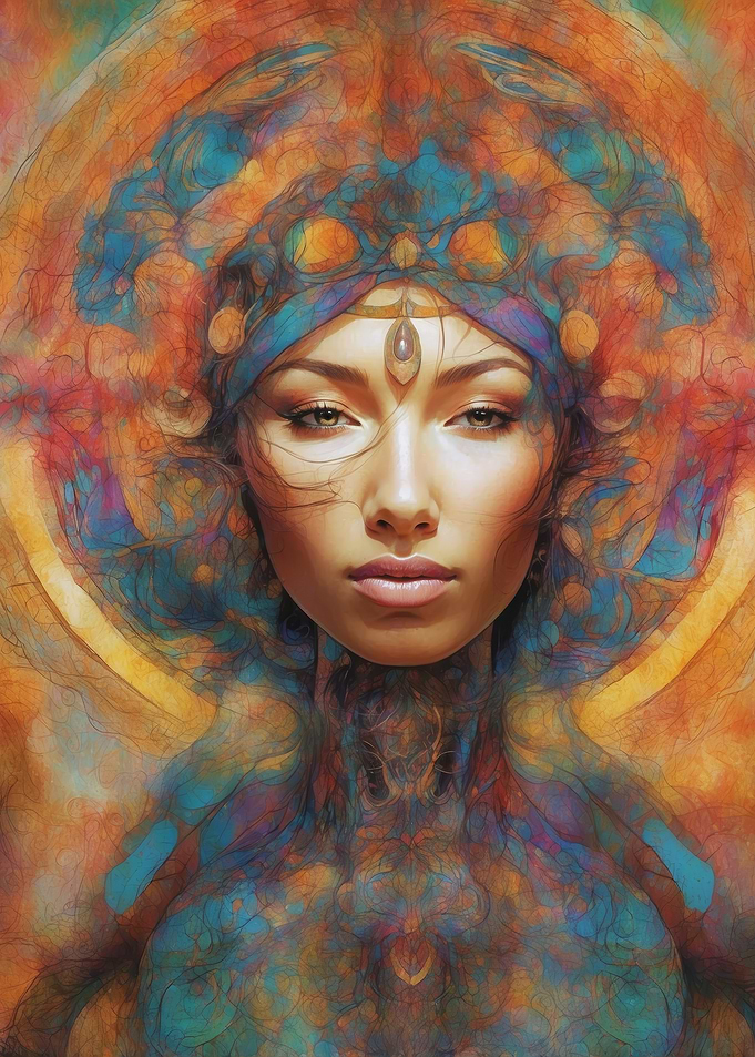 Mystical Woman Portrait