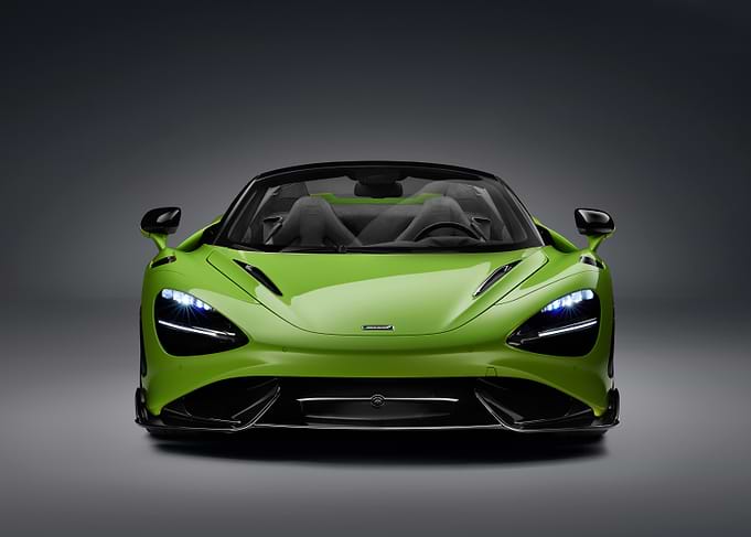 Green McLaren 765LT Spider