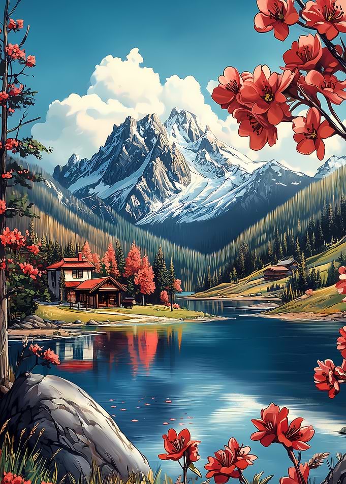 Mountain Lake Cottage