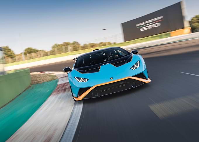 Lamborghini Huracan STO on Track