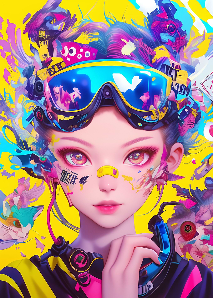 Cyberpunk Anime Girl