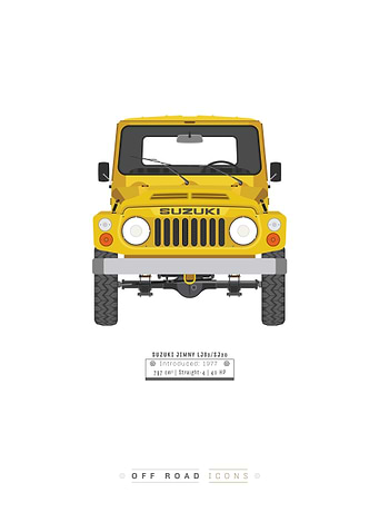 Jimny LJ80/SJ20 Grecian Ocher