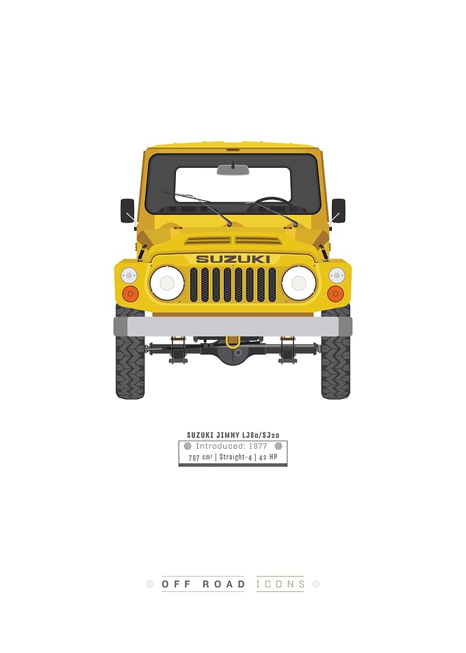 Jimny LJ80/SJ20 Grecian Ocher