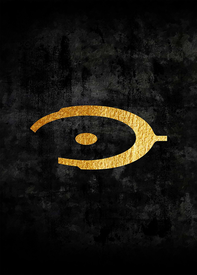 Halo Logo Gold