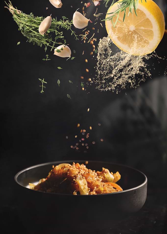 Food Photography: Lemon & Herbs