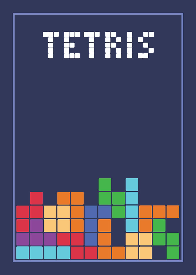Tetris Game Art